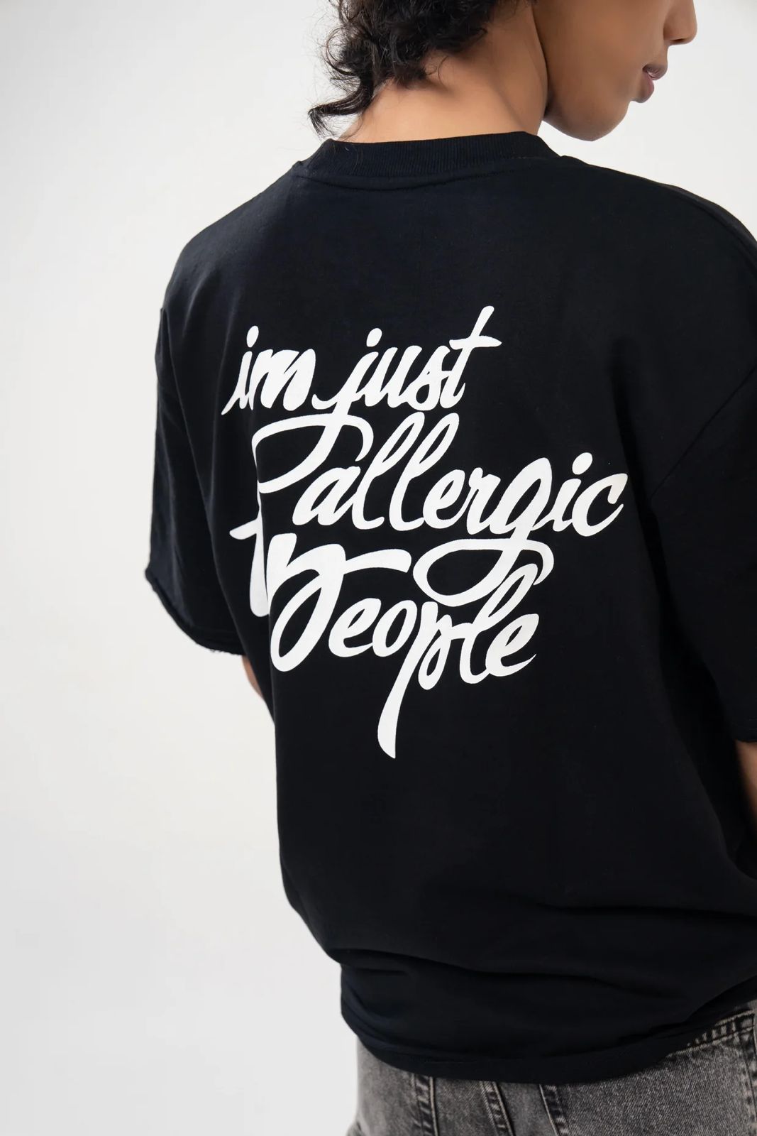 Iam Not Shy Oversized Tshir