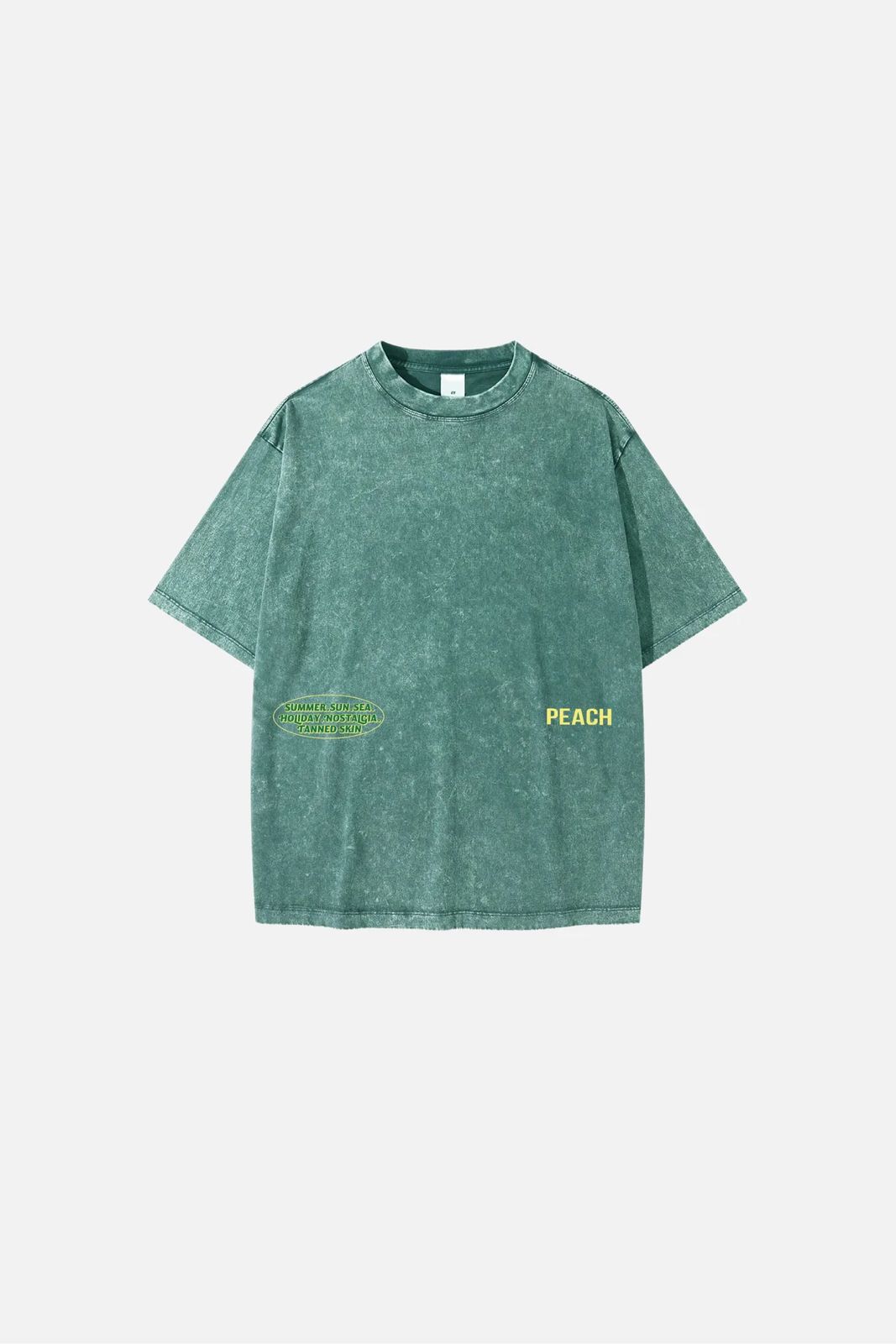 Olive Hue Washed Oversized Tshirt
