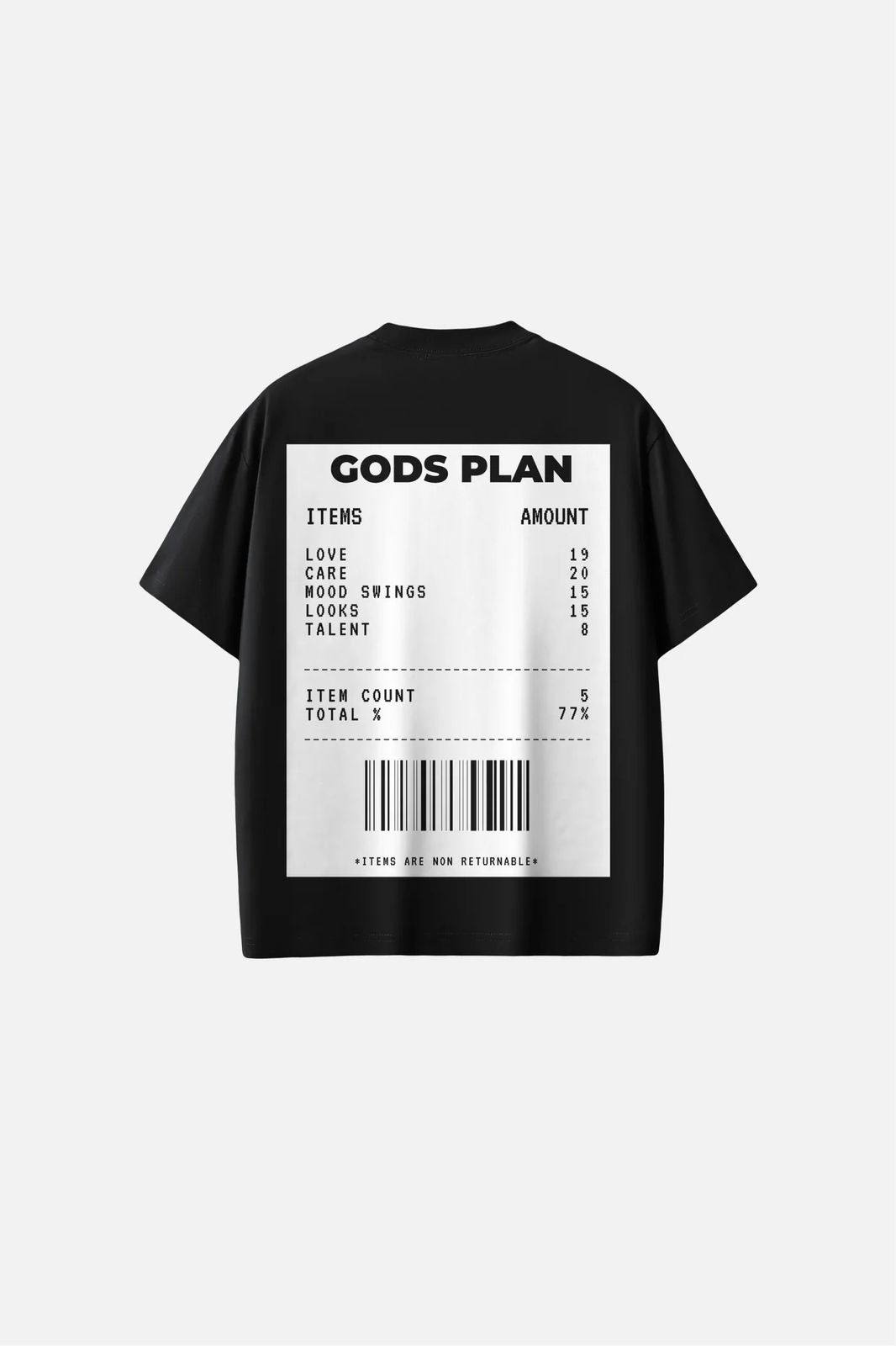 God's Plan Oversized Tshirt