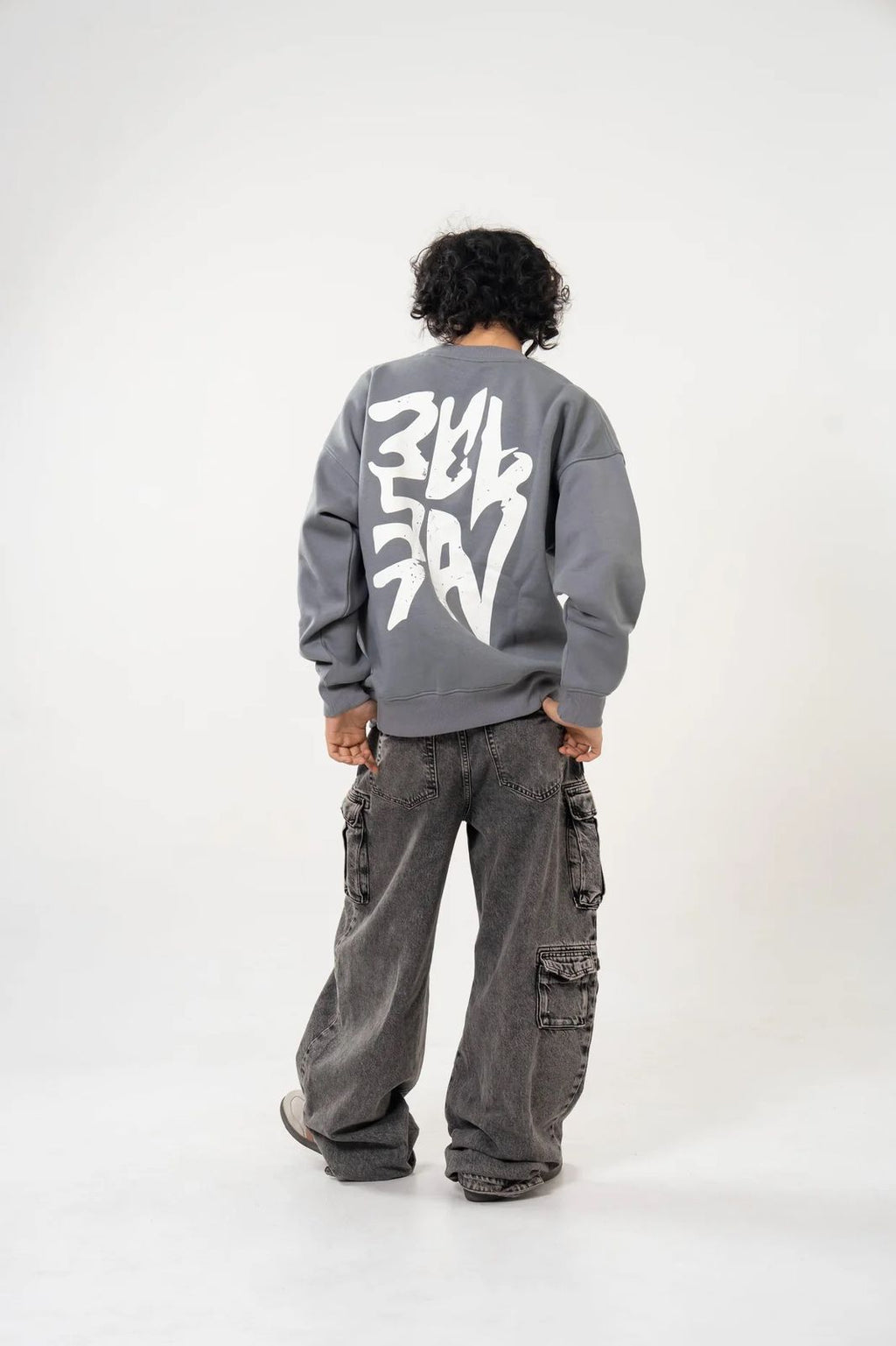 Graphiti Oversized Sweatshirt