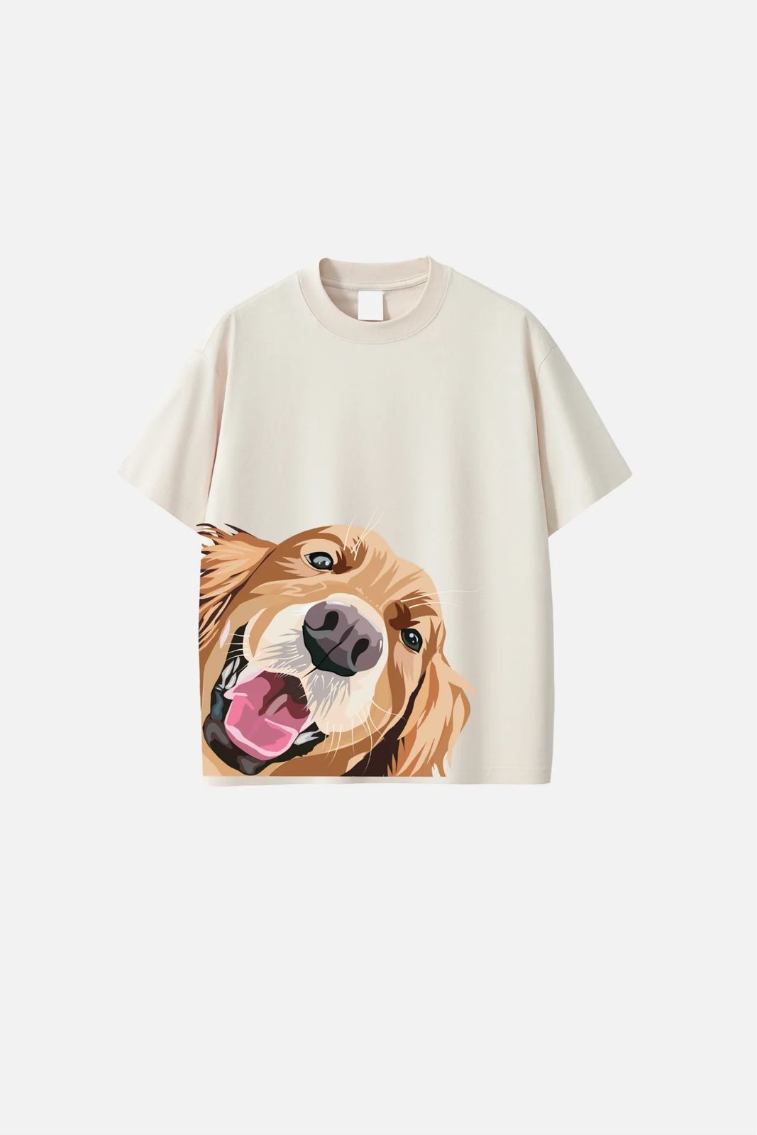 Golden Hearted Oversized Tshirt